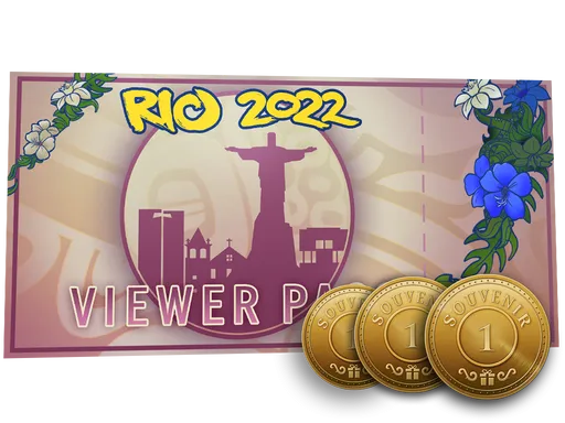 Rio 2022 Viewer Pass + 3 Souvenir Tokens