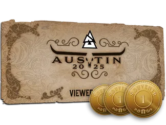 Austin 2025 Viewer Pass + 3 Souvenir Tokens