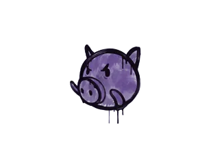 Sealed Graffiti | Piggles (Monster Purple)