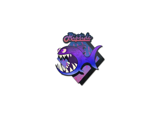 Sticker | Purple Jaggyfish