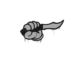 Sealed Graffiti | Backstab (Shark White)