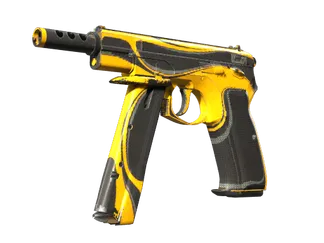 CZ75-Auto | Yellow Jacket (Well-Worn)