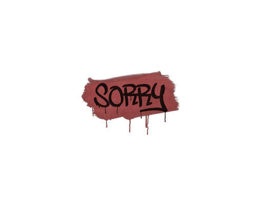 Sealed Graffiti | Sorry (Blood Red)
