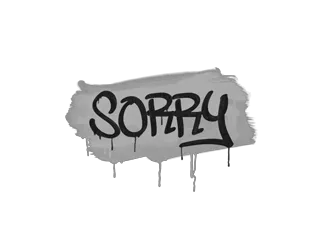 Sealed Graffiti | Sorry (Shark White)