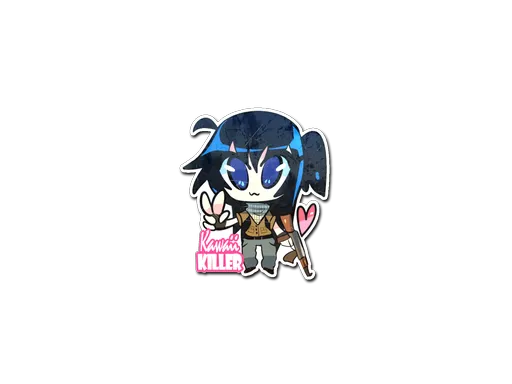 Sticker | Kawaii Killer Terrorist
