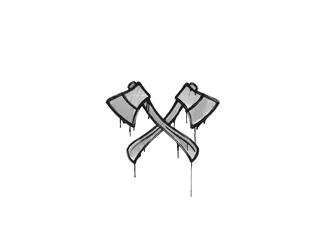 Sealed Graffiti | X-Axes (Shark White)