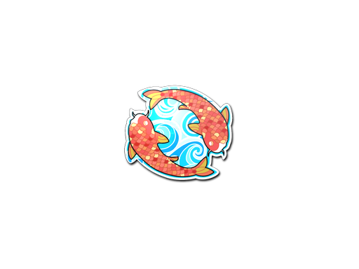 Sticker | Twin Koi