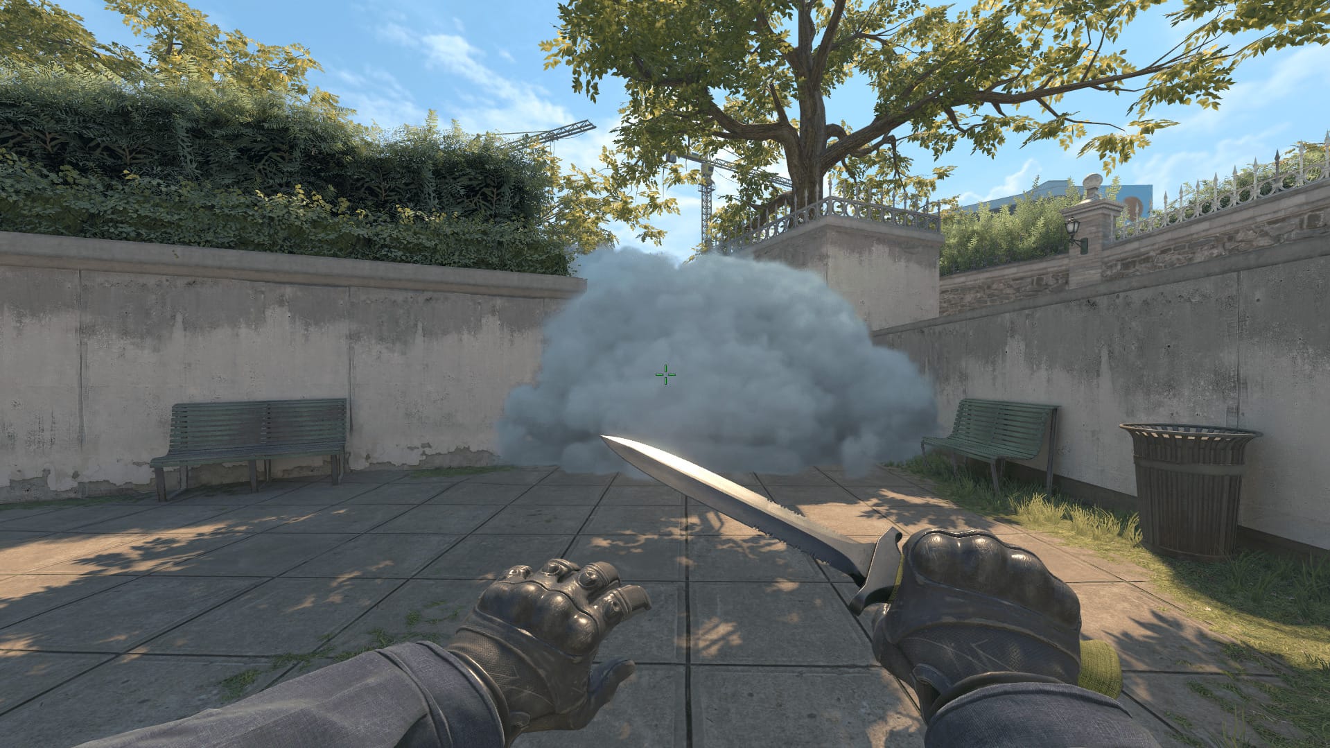 Смок с туалетов на фонтан