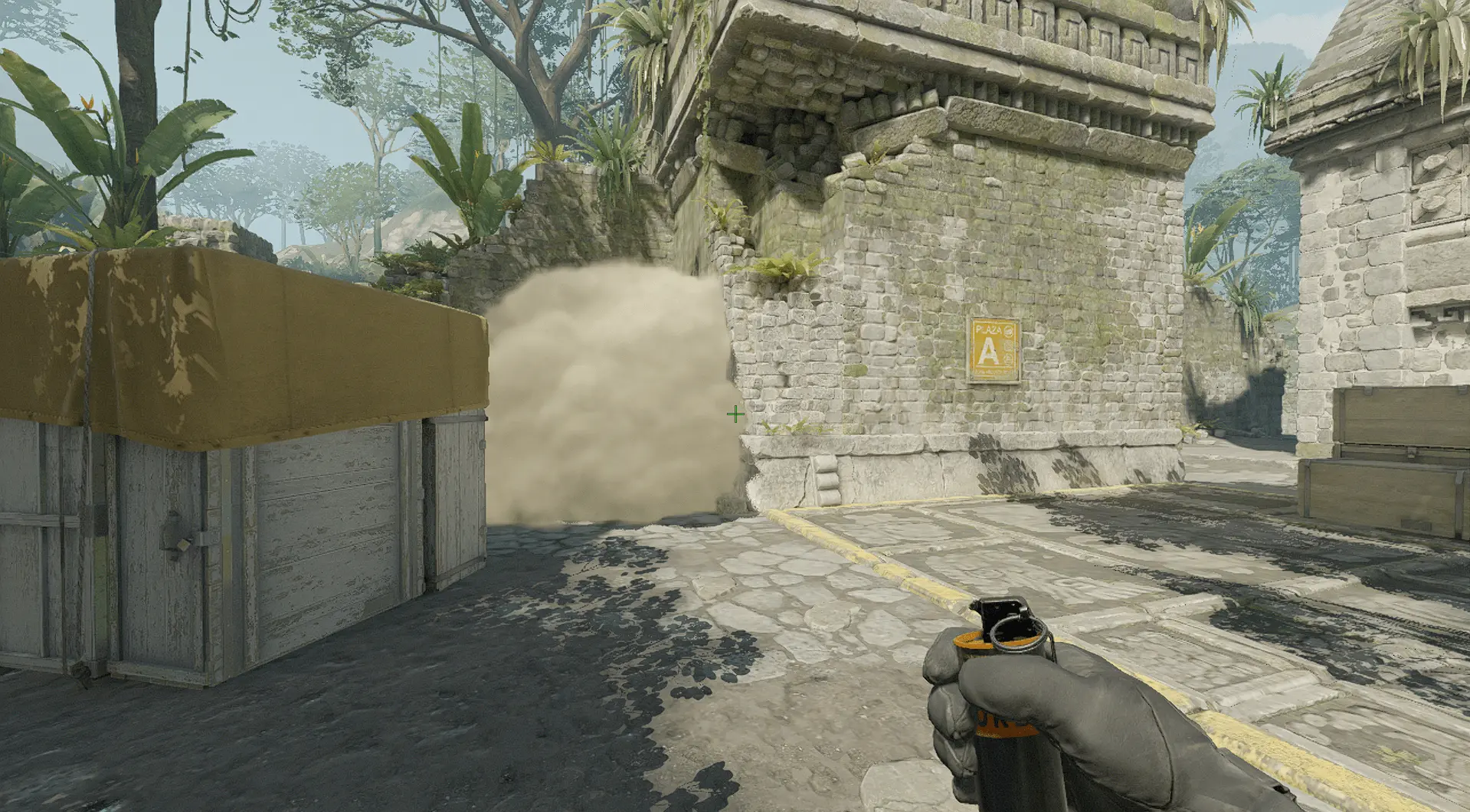 Смок темпл со входа в мэйн