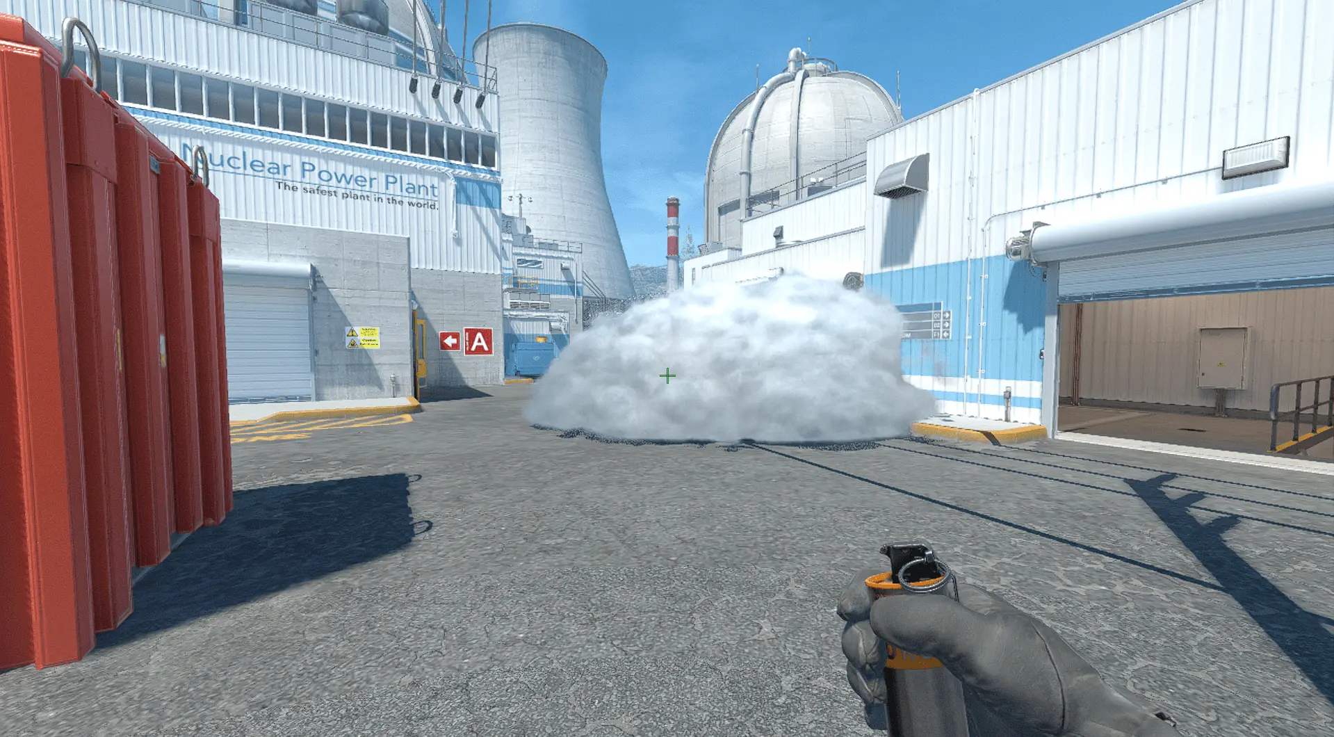 Смок в гараж для выхода на улицу с Т спавна