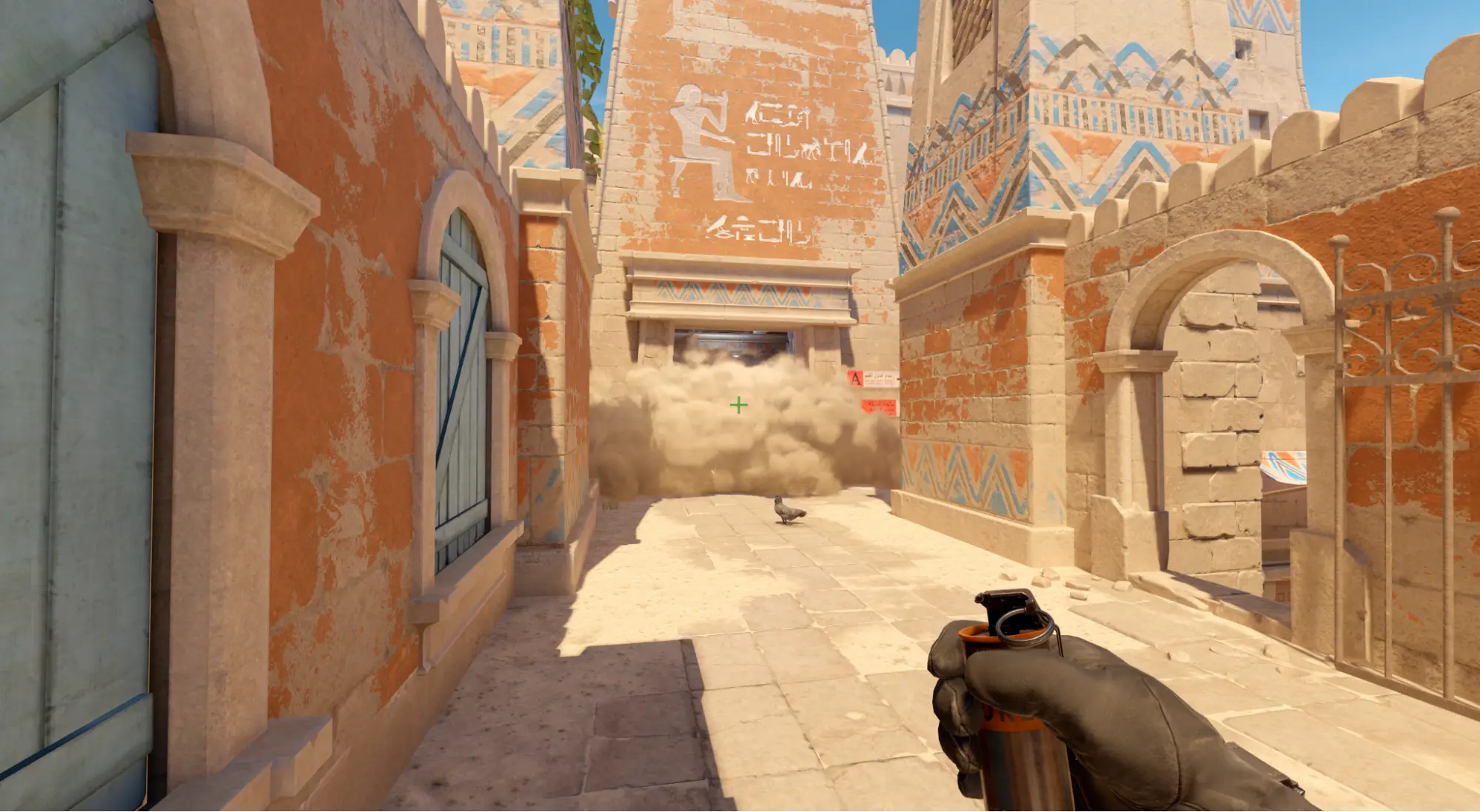 Смок в окно на миду