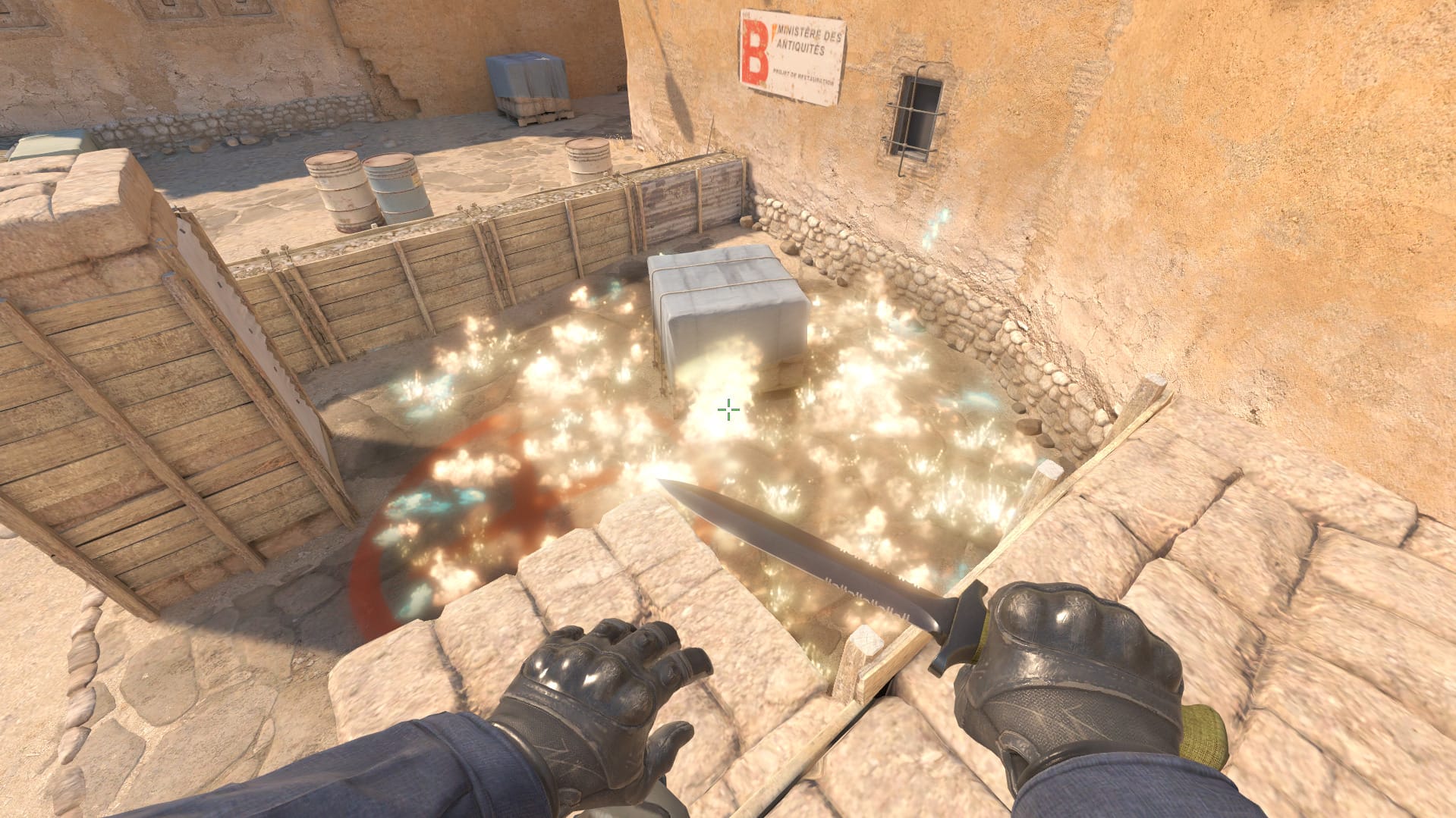 Молик с окна в B-плент